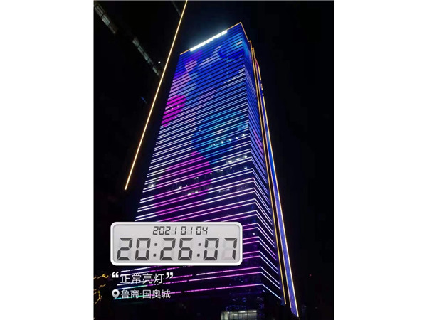 樓體亮化施工施工